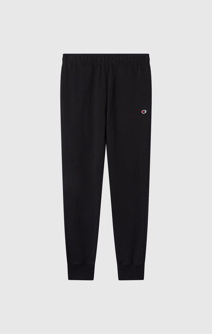 Champion Pantalone Jogger Slim Fit Felpato 220299-KK001 Nero Uomo - Pantalone Sportivo