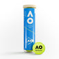 Dunlop Australian Open 601602 Tennis Balls Yellow Tube 4 – Official Grand Slam ITF