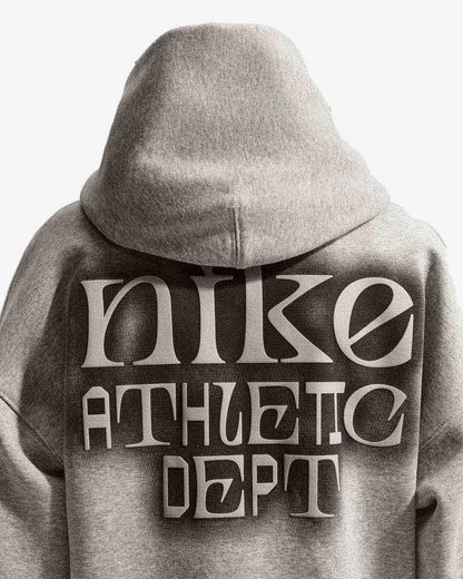 Nike Felpa Junior Club Fleece IO1683-063 Grigio - Felpa Bambino con Cappuccio