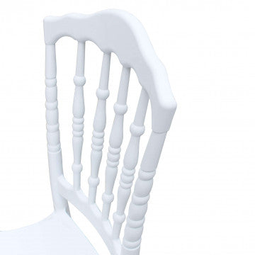 Sedia impilabile Trudy In polipropilene bianco - Dimensioni: 40 x 39 x 92 cm