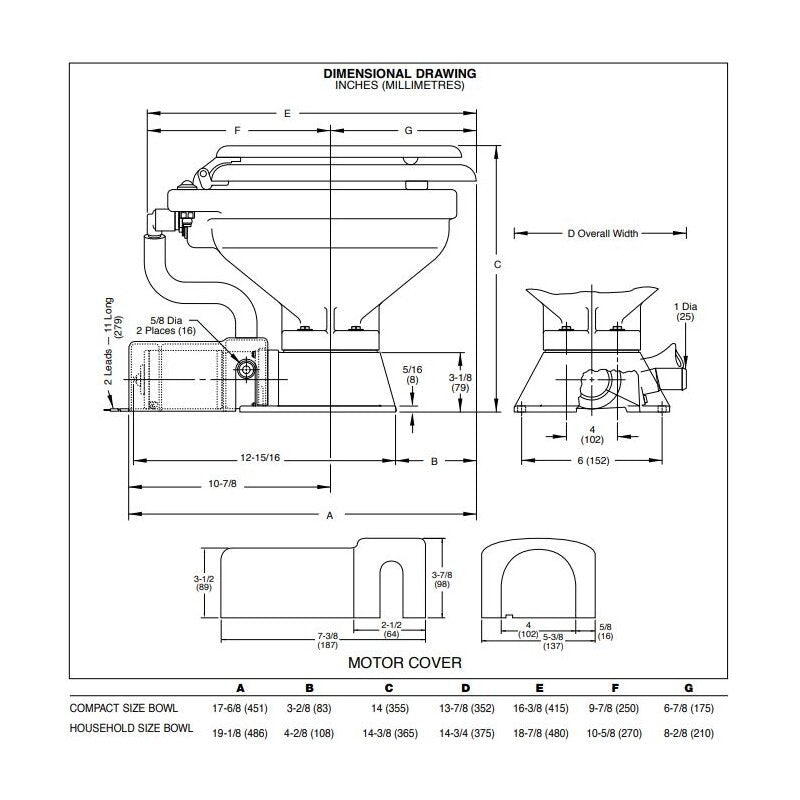 Jabsco Standard Toilet - 2018