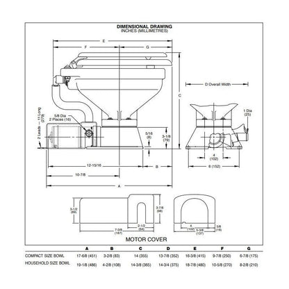 Jabsco Standard Toilet - 2018