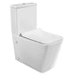Laik Square Ceramic Close Coupled Toilet with Dual Flush and Soft-Close Seat