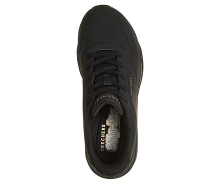 Skechers scarpa sneakers da donna Slip-ins: UNO Glide-Step - Glide On Air 190113/BBK nera