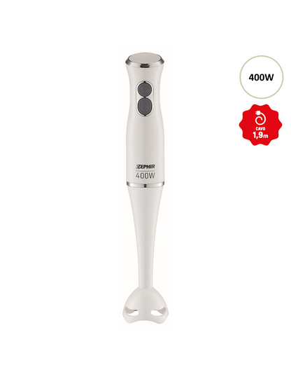 Stabmixer 2 Geschwindigkeiten 400W Weiß