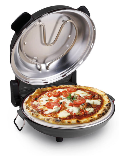 Forno Pizza in Pietra 350° 1200W Nero