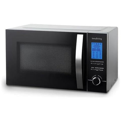 Forno Microonde Grill 23L 1000+800W Argento Nero
