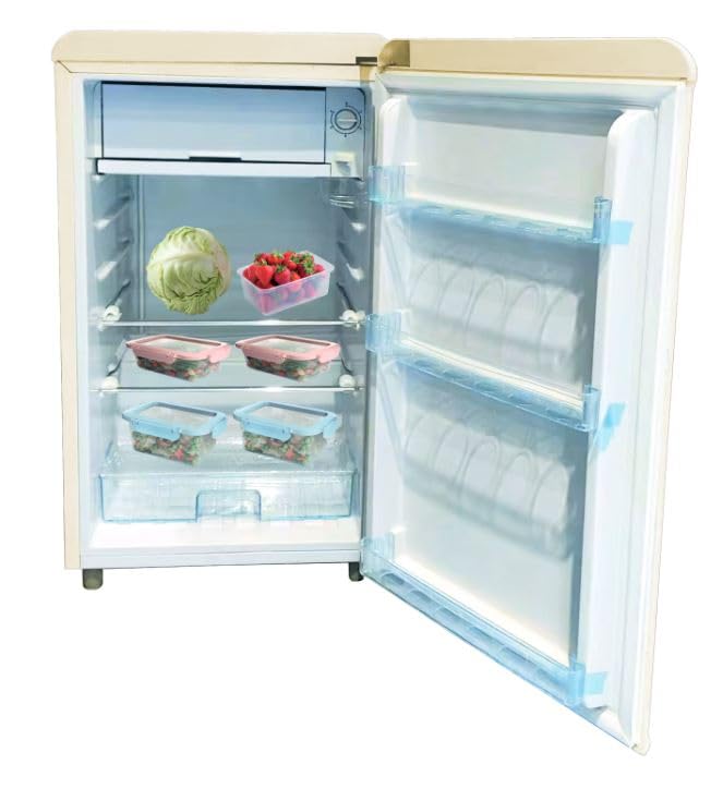 Kühlschrank eintürig Retro-Linie 100 L Creme