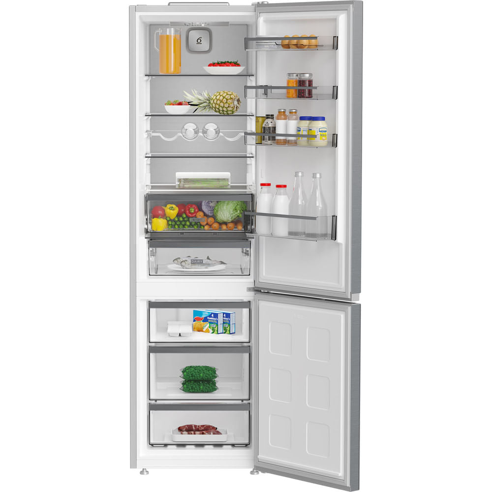 Frigorifero Combinato Inox No Frost 60cm 355L