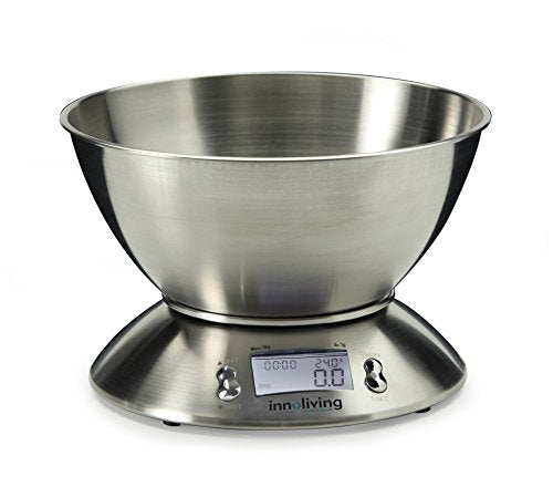 Bilancia da Cucina Digitale Acciaio Ciotola 5kg