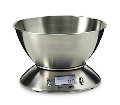 Bilancia da Cucina Digitale Acciaio Ciotola 5kg