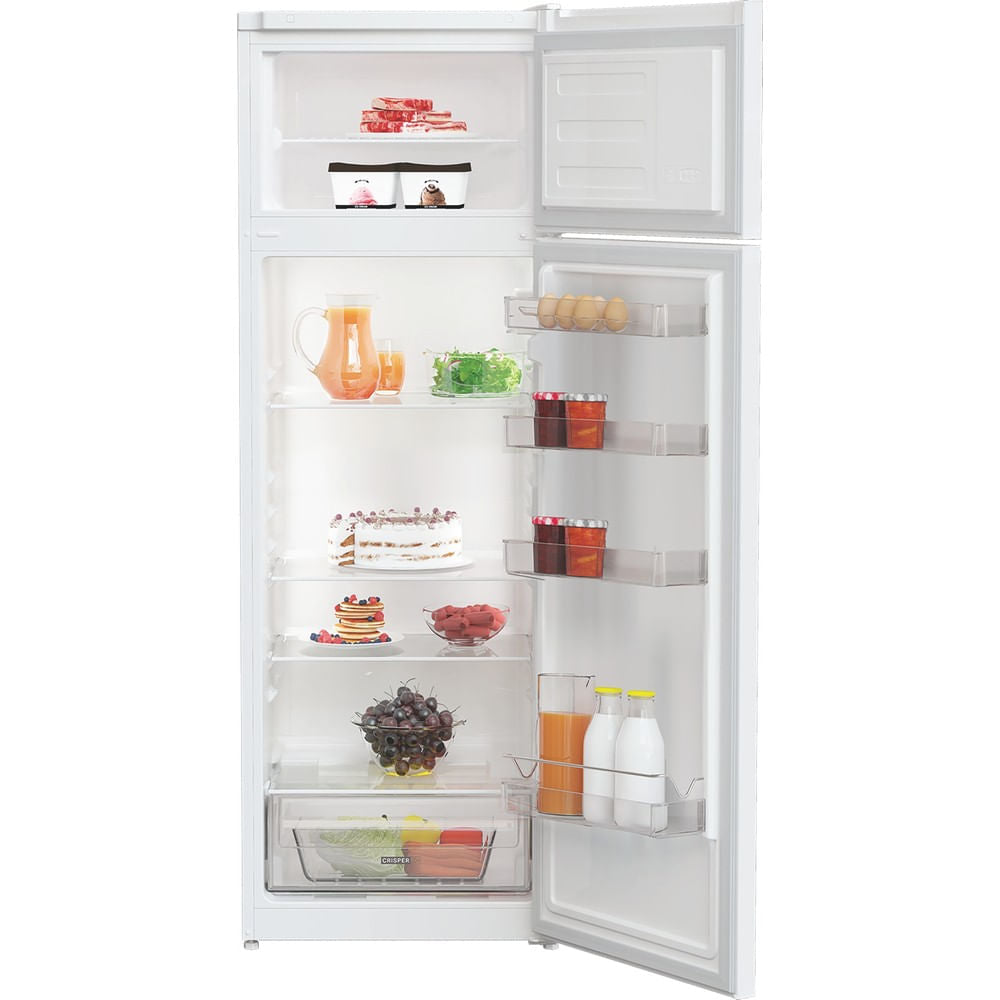 Kühlschrank Whirlpool Doppeltür 250L Weiß 60cm