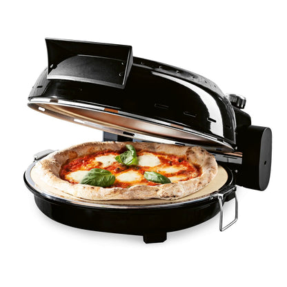 Forno Pizza in Pietra 350° 1200W Nero