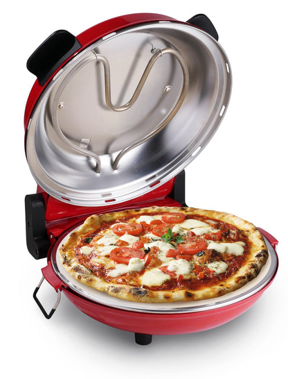 Pizzasteinofen 350° 1200W Rot