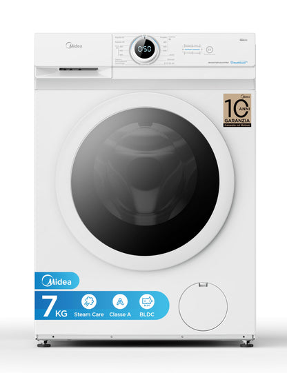 Waschmaschine Slim 7 kg Midea 1200 U/min Weiß
