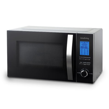 Forno Microonde Grill 23L 1000+800W Argento Nero