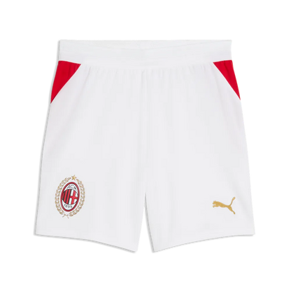Puma ACM Shorts Replica 784150-02 – Pantaloncino Junior Calcio Milan Away Bianco 5-16 Anni