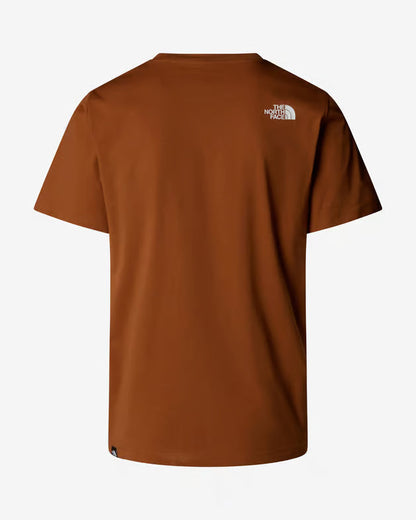 The North Face T-shirt Manica Corta Evolution Half Dome Regular NF0A8B6JG6I - Ruggine Uomo