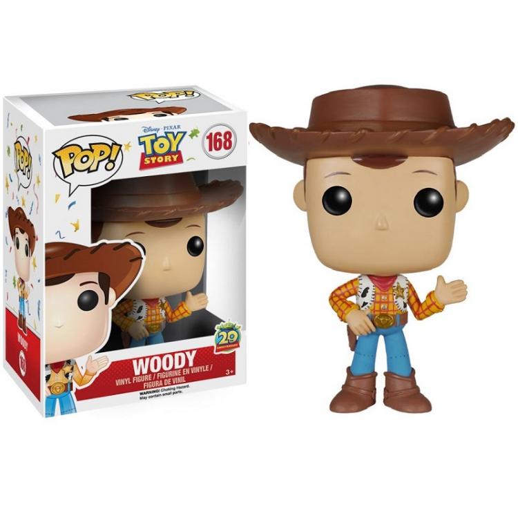 Funko Pop Disney Pixar Toy Story 168 Woody 20th Actionfigur Vinyl-Statuette