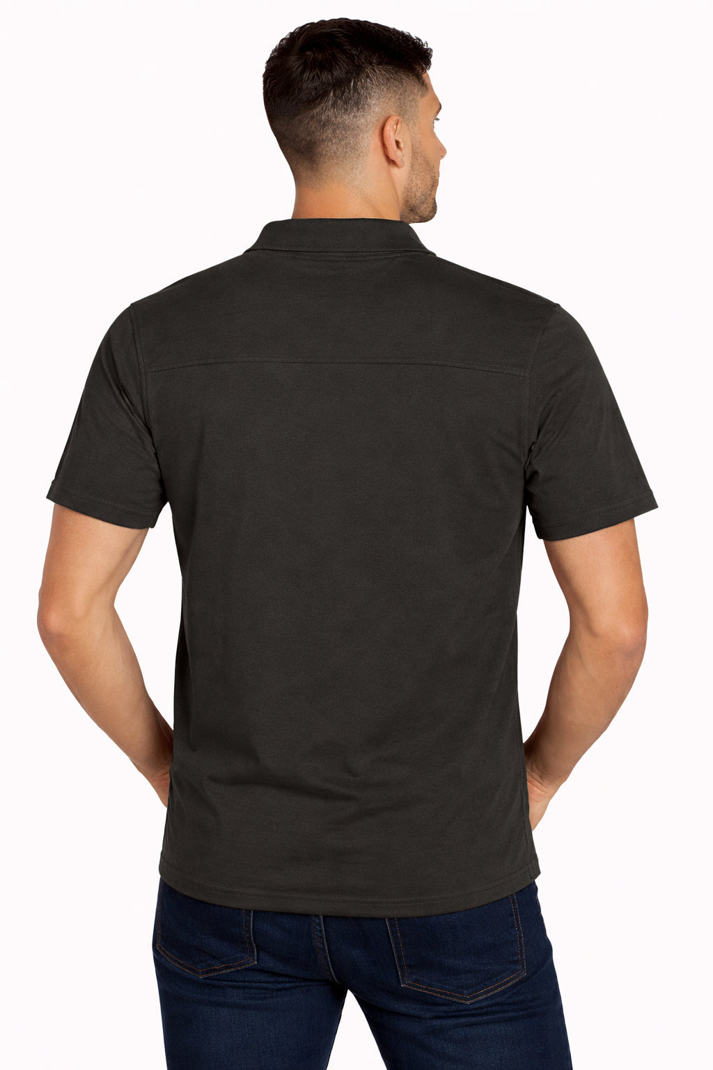 Yes Zee Polo Uomo Manica Corta T719 MH00 0979 Verde – Cotone 100%