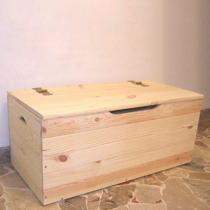 Kiefernholztruhe 100 cm