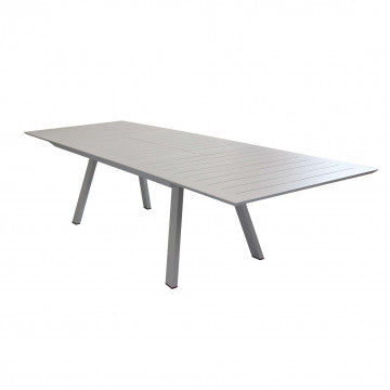 Tavolo rettangolare Zante allungabile 200/300 x 110 in alluminio