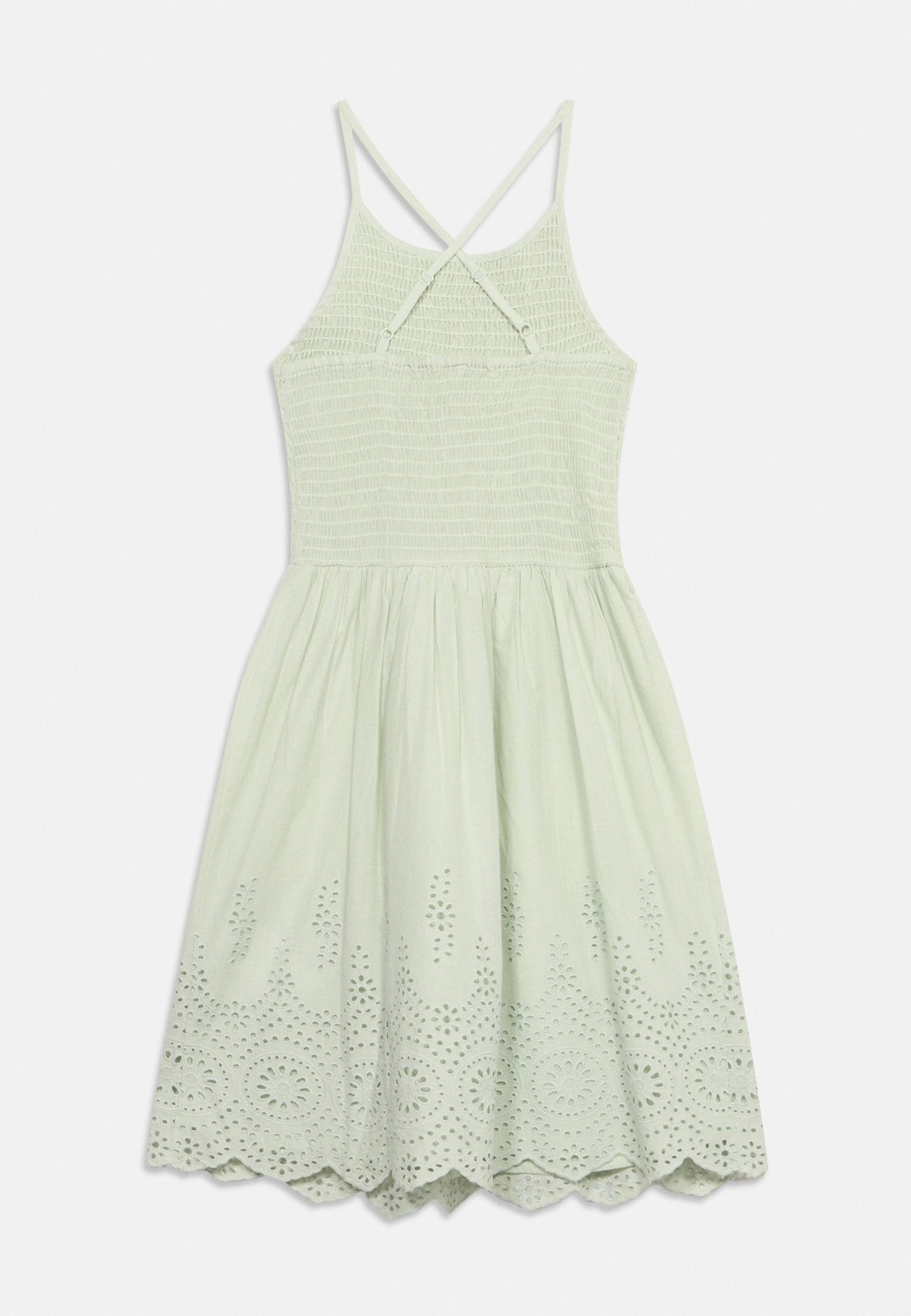 Only Vestito Ragazza KOGBONDI LIFE 15368460 Verde | Abito Casual PE26