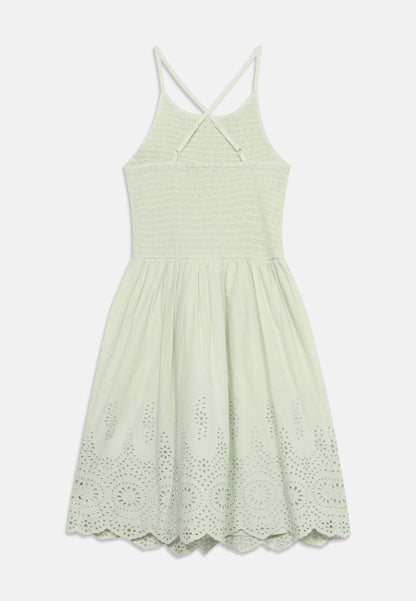 Only Vestito Ragazza KOGBONDI LIFE 15368460 Verde | Abito Casual PE26