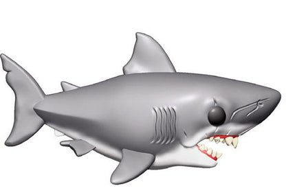 Funko Pop! Movies – (758) Jaws (Der Weiße Hai) Figur Großer Weißer Hai 15 cm