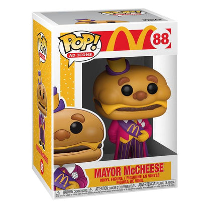 Funko Pop! Ad Icons McDonald's – (88) Mayor McCheese Pop Vinyl Figur 9cm Eat