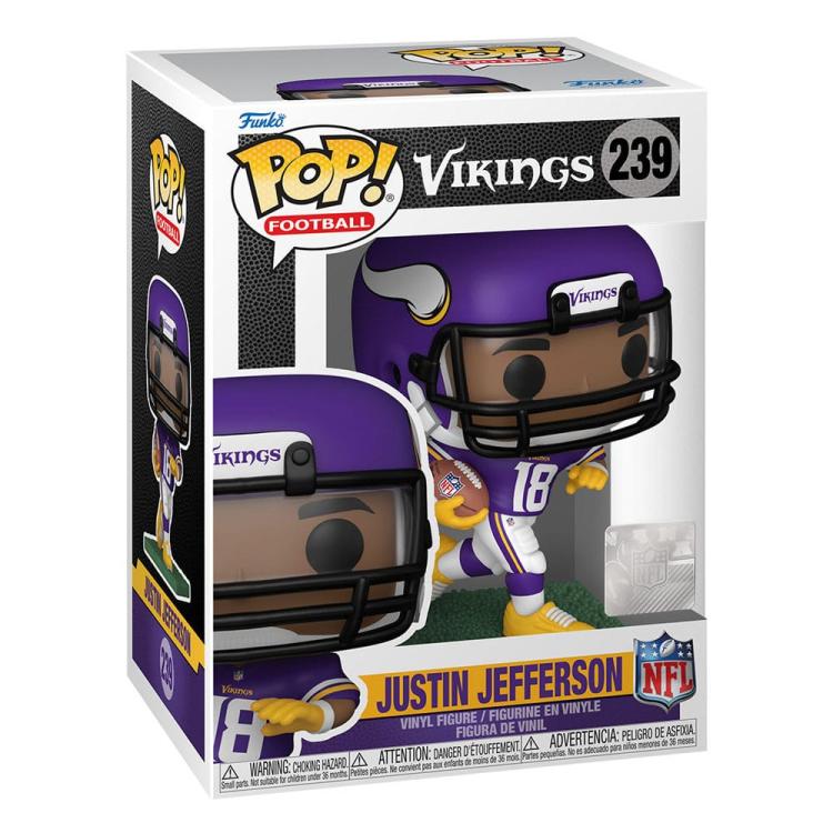 Funko Pop! Football NFL – Vikings (239) Justin Jefferson American Football Spieler Vinyl