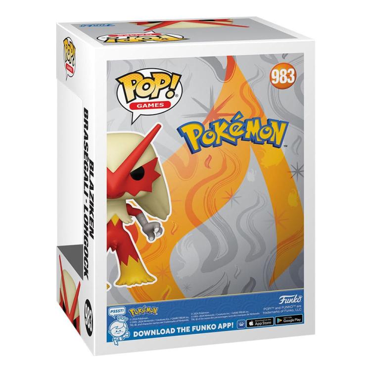 Funko Pop! Games Pokémon – (983) Blaziken Vinyl Figur 9cm (EMEA) Evo Torchic