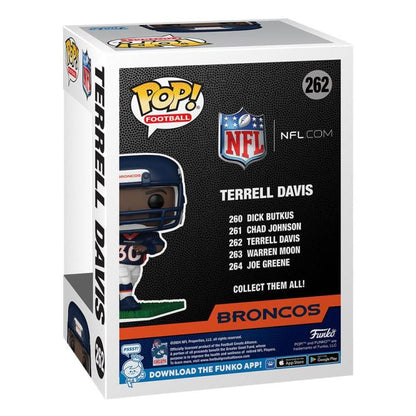 Funko Pop! Football NFL Broncos (262) - Terrell Davis Vinyl Figure Statuetta 9Cm