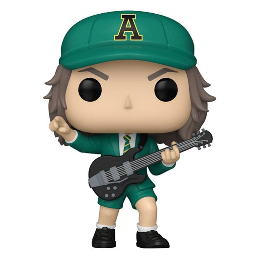 Funko Pop! Rocks AC/DC – (411) Angus Young (grünes Outfit) Figur 9 cm Rocks Idol