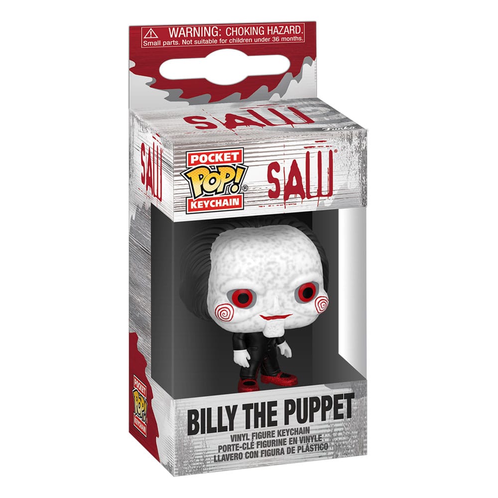Funko Pop ! Keychain Saw L'Enigmista - Billy The Puppet Portachiavi 4cm