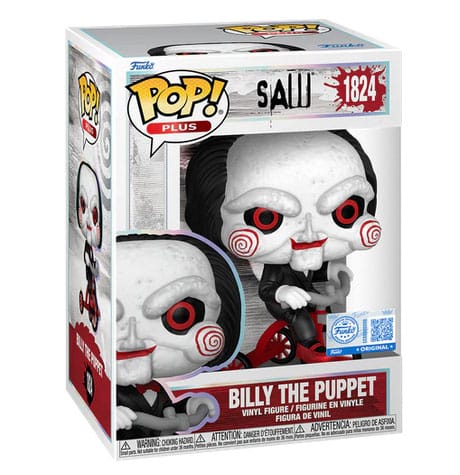 Funko Pop! Movies Saw Jigsaw – (1824) Billy The Puppet On Tricycle 9cm
