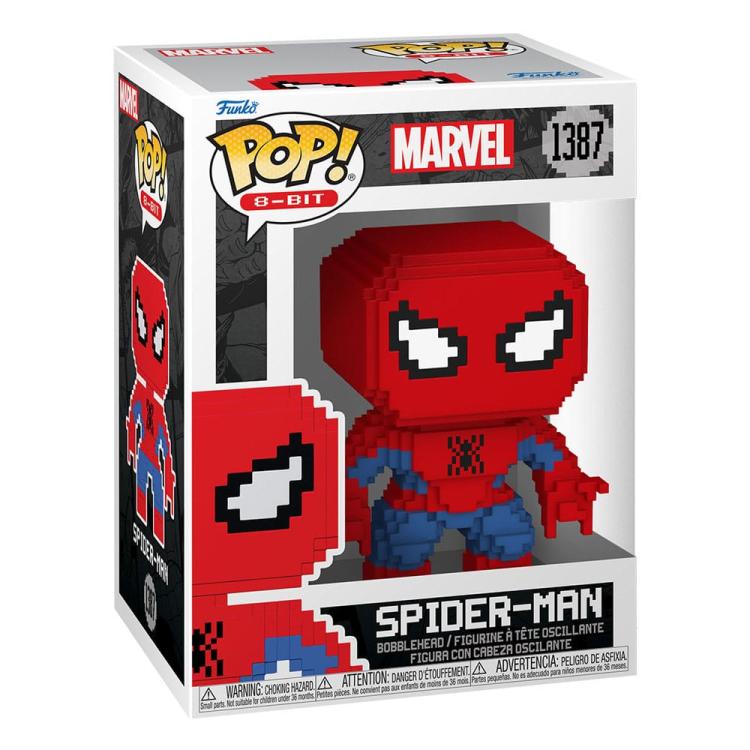 Funko Pop! Marvel 8-Bit Spider-Man – (1387) Spider-Man Vinylfigur Statue 9cm
