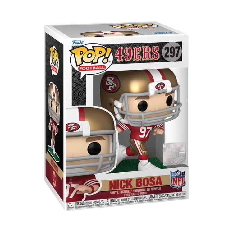 Funko Pop Football Nfl 49Ers (297) Nick Bosa - Vinyl Figure Statuetta 9Cm