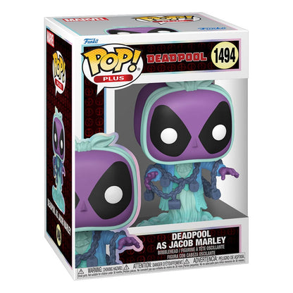 Funko Pop! Plus – Deadpool (1494) Deadpool als Jacob Marley Figur 9cm