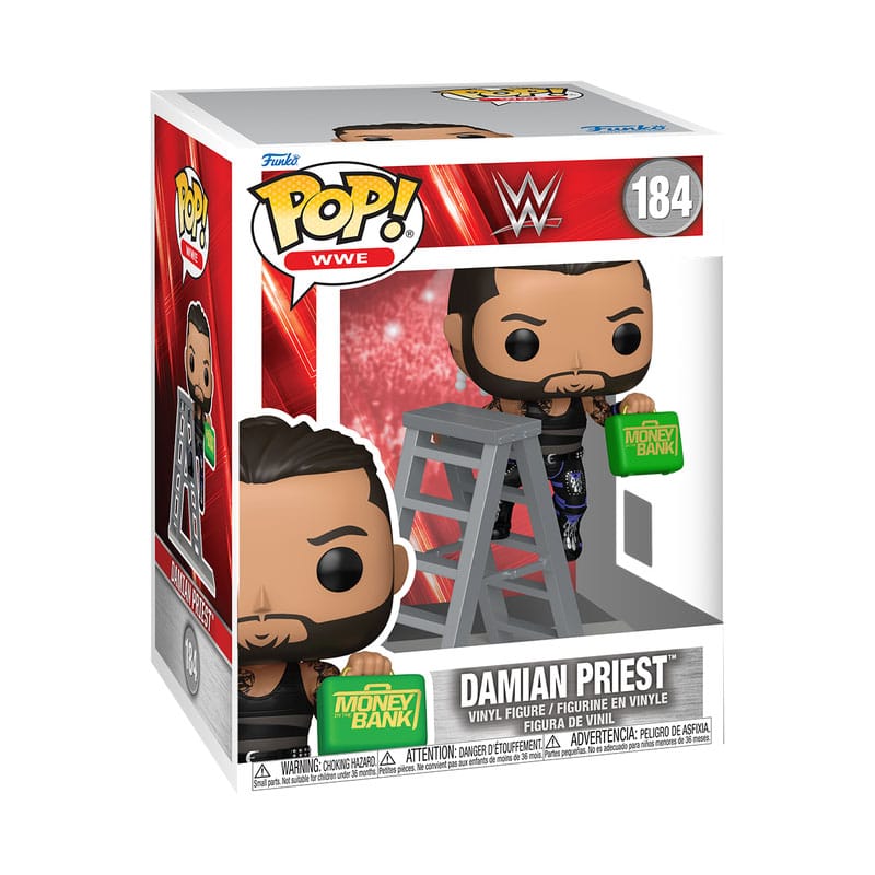 Funko Pop! WWE Premium – (184) Damian Priest MITB Wrestling Figur 12cm