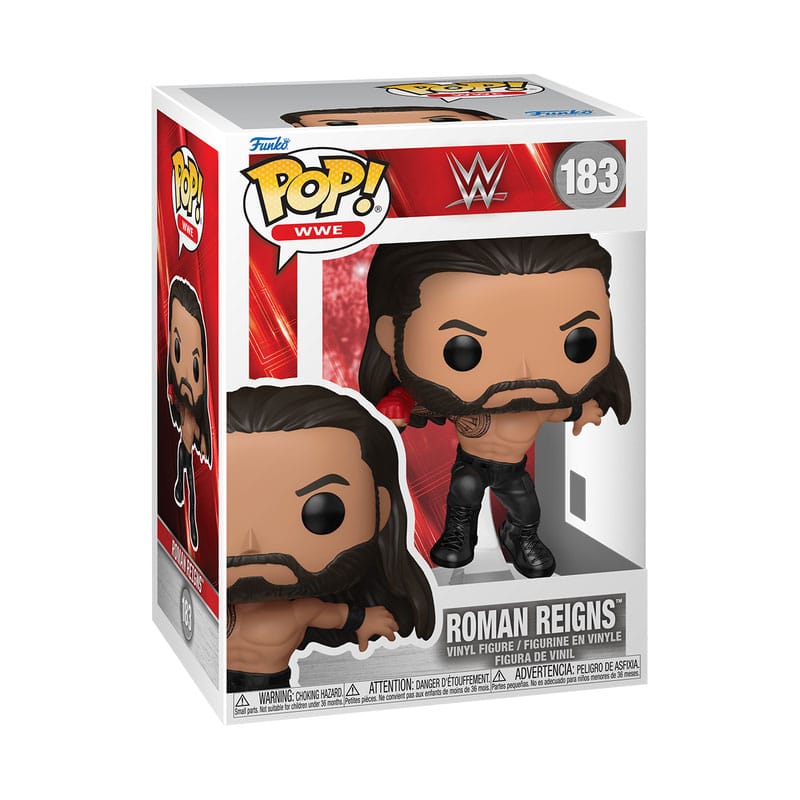 Funko Pop! WWE – (183) Roman Reigns Neue Wrestling Vinyl Figur Statue 9cm