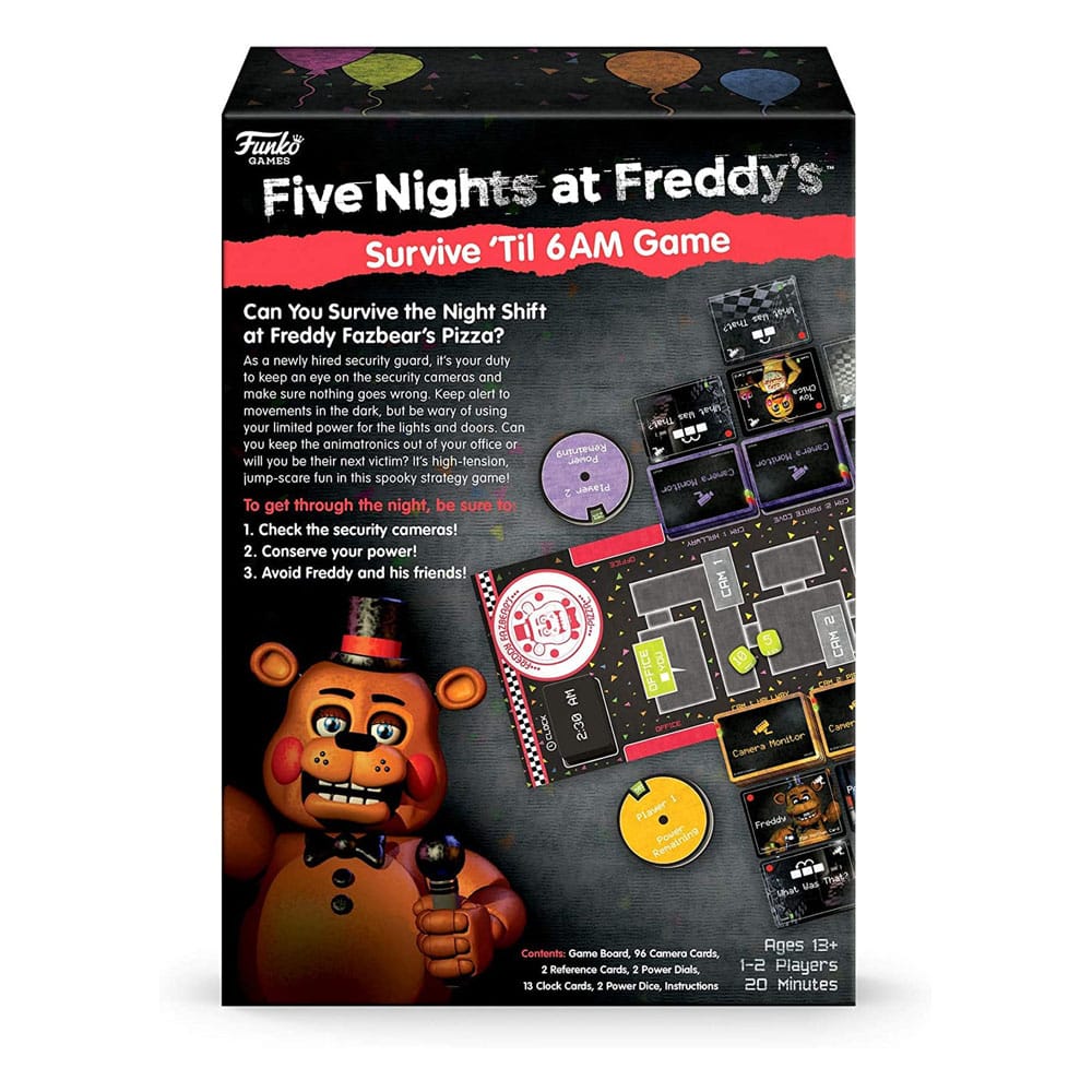 Funko Five Nights at Freddy's Brettspiel Survive ´Til 6am Neues Spiel