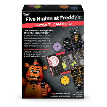 Funko Five Nights at Freddy's Brettspiel Survive ´Til 6am Neues Spiel