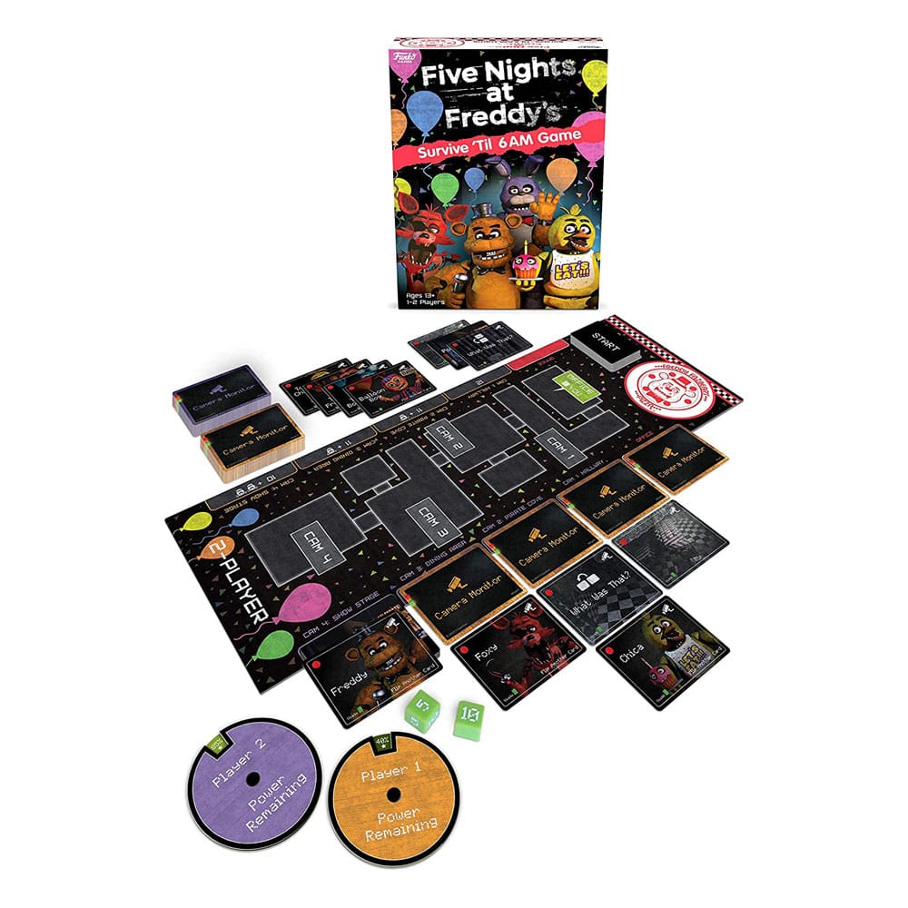 Funko Five Nights at Freddy's Brettspiel Survive ´Til 6am Neues Spiel