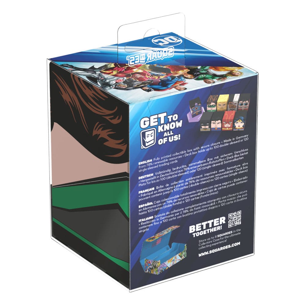 Squaroes Justice League JL006 (Green Lantern) Deck Box Sammelbox TCG-Kartenbox