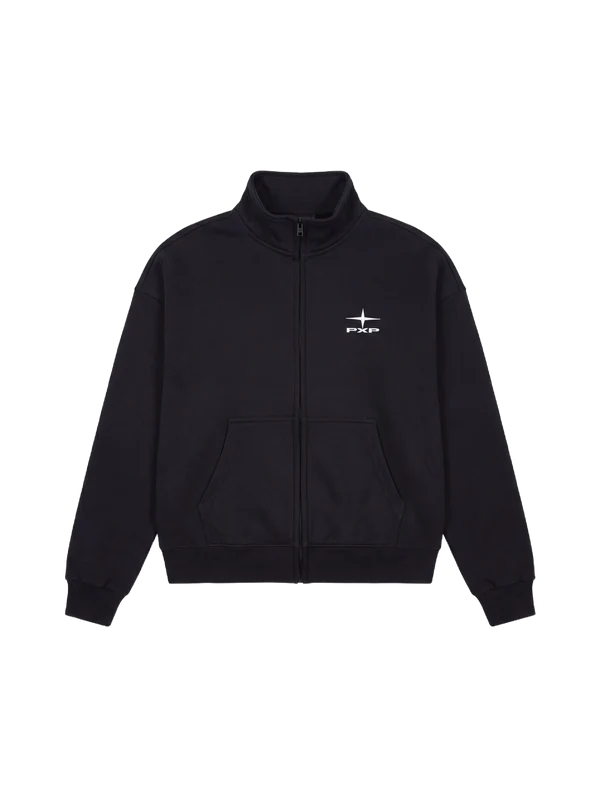 PXP Felpa uomo con zip e collo alto Essentials 2633209 BK nera