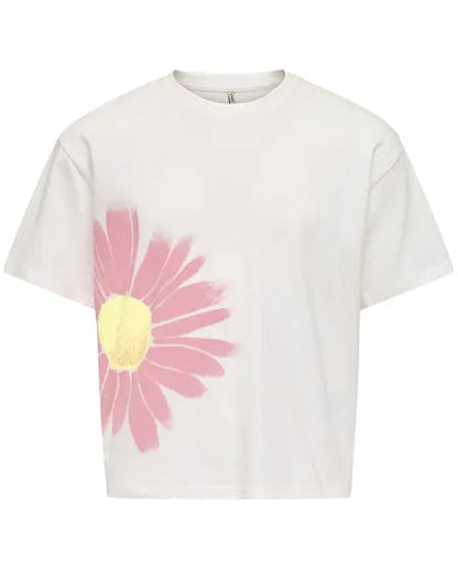 Only t-shirt da ragazza Kogbelle Print 15375189 cloud dancer