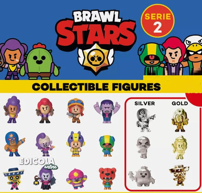 BRAWL STARS MINIFIGURES 3D SERIE 2 - 18 TÜTEN KOMPLETTE SAMMLERBOX 2024