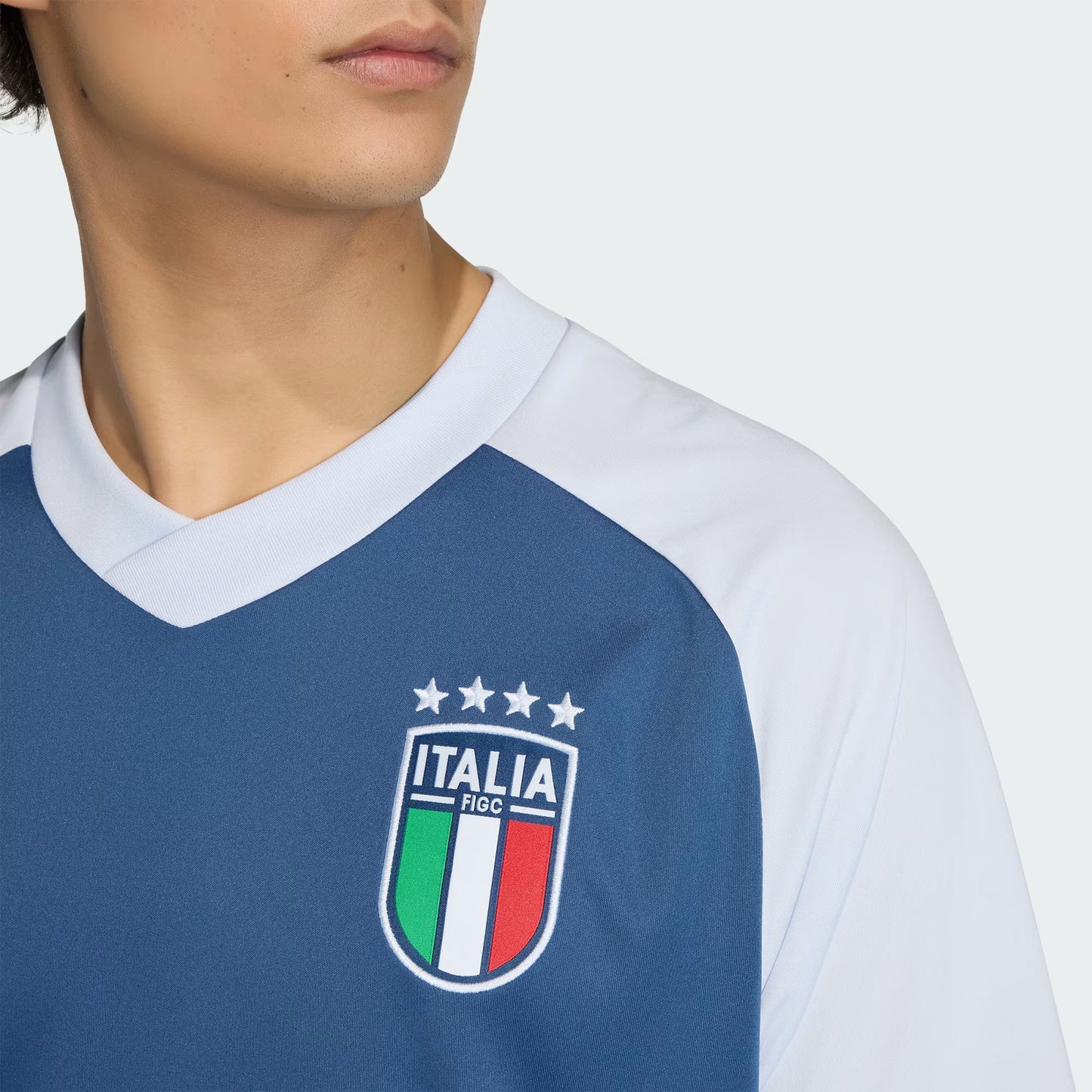 Adidas Maglia Pre-Partita Away Italia 26 JY5634 - Uomo Blu Climacool