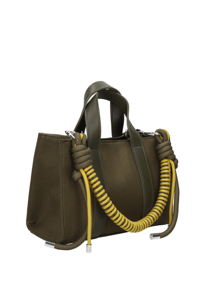 Mini Bag SUN68 Everyday in Tessuto – Borsa a Mano Quotidiana con Charm